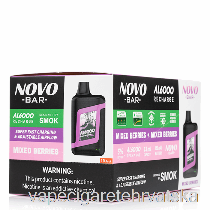 Vape Hrvatska [10-pack] Smok Novo Bar Al6000 Disposable